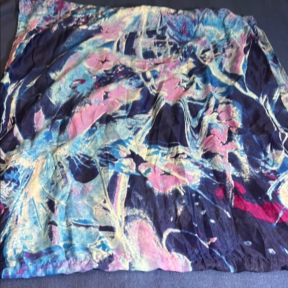 Colorful infinity scarf